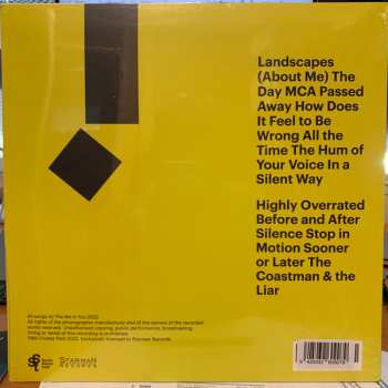 LP The Me In You: How Does It Feel To Be Wrong All The Time CLR | LTD