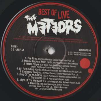 LP The Meteors: Best Of Live