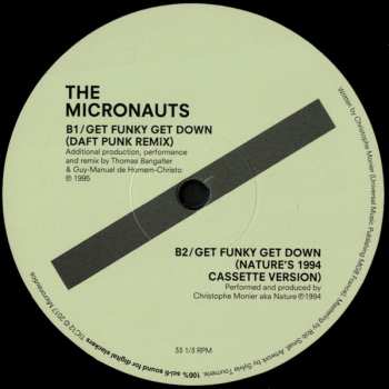 LP The Micronauts: Get Funky Get Down (Daft Punk, J Dubs, Nature & Original Mixes)