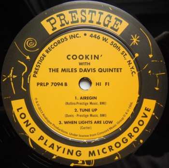 LP The Miles Davis Quintet: Cookin' With The Miles Davis Quintet LTD
