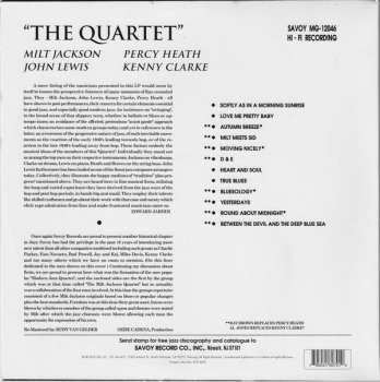LP The Modern Jazz Quartet: The Quartet