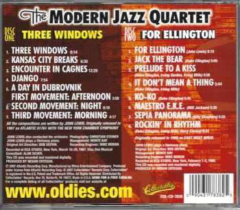 2CD The Modern Jazz Quartet: Three Windows / For Ellington
