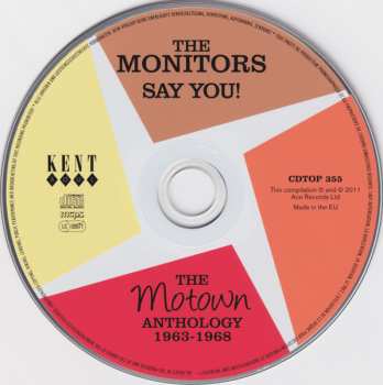 CD The Monitors: Say You! The Motown Anthology 1963-1968