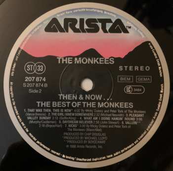 LP The Monkees: Then & Now... The Best Of The Monkees