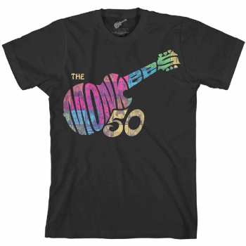 Merch The Monkees: Tričko Guitar Discography 