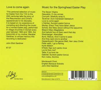 CD John Eliot Gardiner: Love Is Come Again