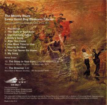 CD The Moody Blues: Every Good Boy Deserves Favour