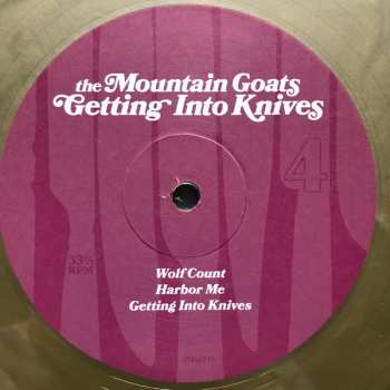 2LP The Mountain Goats: Getting Into Knives CLR | LTD
