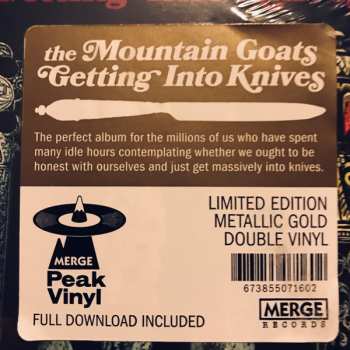 2LP The Mountain Goats: Getting Into Knives CLR | LTD