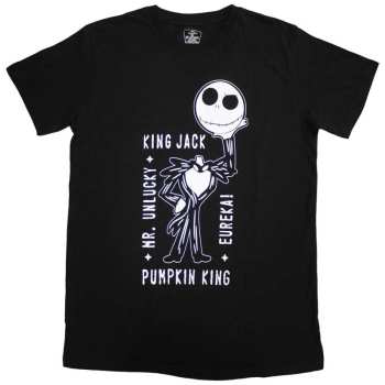 Merch The Nightmare Before Christmas: The Nightmare Before Christmas Unisex T-shirt: Headless Jack (small) S