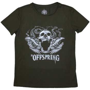Merch The Offspring: Dámske Tričko Feathered Winged Skull
