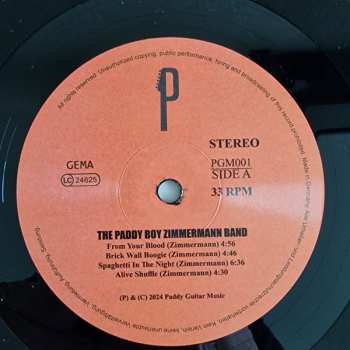 LP The Paddy Boy Zimmermann Band: The Paddy Boy Zimmermann Band
