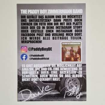 LP The Paddy Boy Zimmermann Band: The Paddy Boy Zimmermann Band