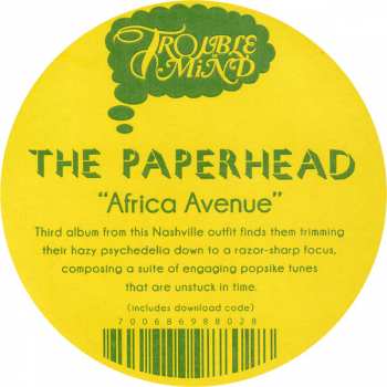 LP The Paperhead: Africa Avenue LTD | CLR