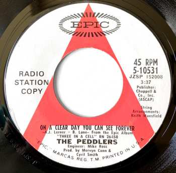 Album The Peddlers: On A Clear Day You Can See Forever 