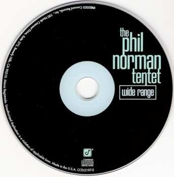 CD The Phil Norman Tentet: Wide Range