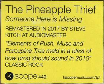 CD The Pineapple Thief: Someone Here Is Missing LTD | DIGI
