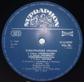 LP The Prague Symphony Orchestra: Staropražské Vánoce