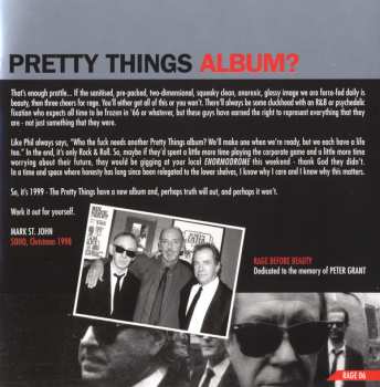 CD The Pretty Things: Rage Before Beauty DIGI