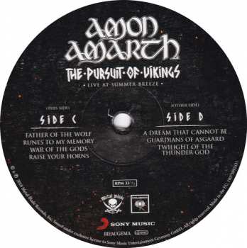 2LP Amon Amarth: The Pursuit Of Vikings - Live At Summer Breeze