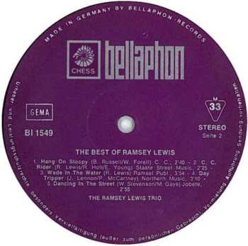 LP The Ramsey Lewis Trio: The Best Of Ramsey Lewis
