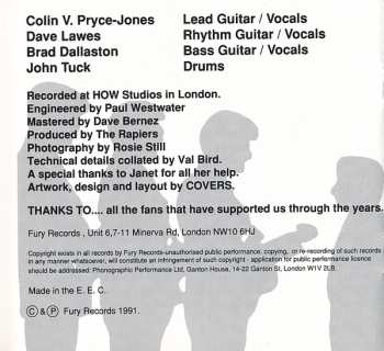 CD The Rapiers: The Return Of The Rapiers