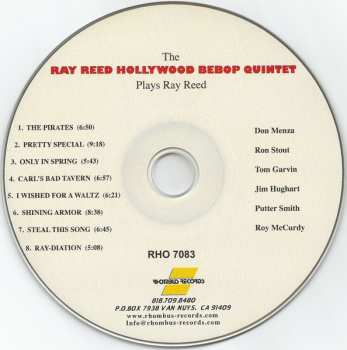 CD The Ray Reed Hollywood Bebop Quintet: Plays Ray Reed
