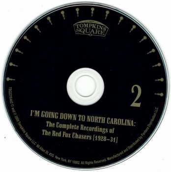 2CD The Red Fox Chasers: I'm Going Down To North Carolina: The Complete Recordings Of The Red Fox Chasers (1928-31) DIGI