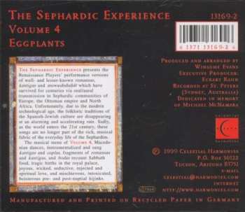 CD The Renaissance Players: The Sephardic Experience Volume 4: Eggplants