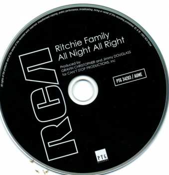 CD The Ritchie Family: All Night All Right