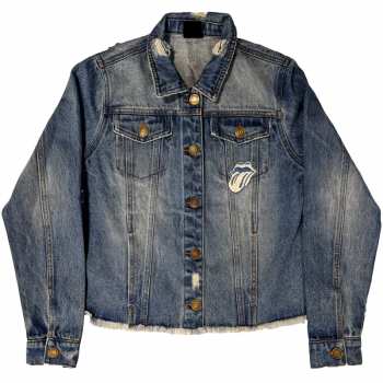 Merch The Rolling Stones: Dámske Riflová bunda Script