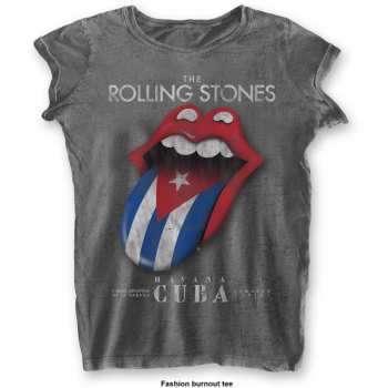 Merch The Rolling Stones: Dámske Tričko Havana Cuba 