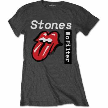 Merch The Rolling Stones: Dámske Tričko No Filter Text 