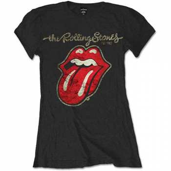 Merch The Rolling Stones: Dámske Tričko Plastered Tongue 