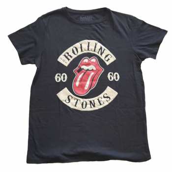 Merch The Rolling Stones: Dámske Tričko Sixty Biker Tongue