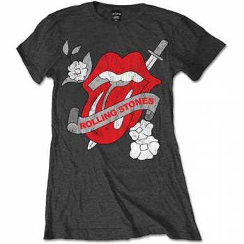 Merch The Rolling Stones: Dámske Tričko Vintage Tattoo 