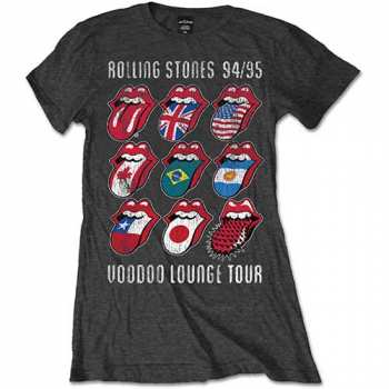 Merch The Rolling Stones: Dámske Tričko Voodoo Lounge Tongues 