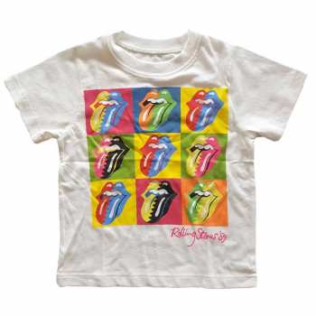 Merch The Rolling Stones: Detské Toddler Tričko Two-tone Tongues 