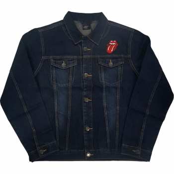 Merch The Rolling Stones: Riflová bunda Classic Tongue 
