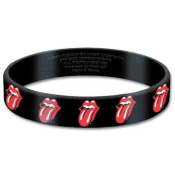 Merch The Rolling Stones: Gumený náramok Tongues