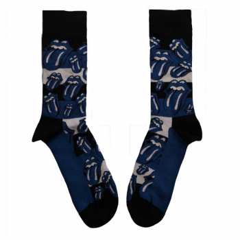 Merch The Rolling Stones: Členkové ponožky Blue Tongues 