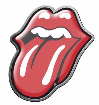 Merch The Rolling Stones: Odznak Tongue Oceľ