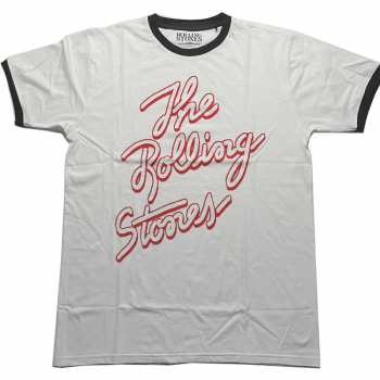 Merch The Rolling Stones: Ringer Tričko Signature Logo The Rolling Stones