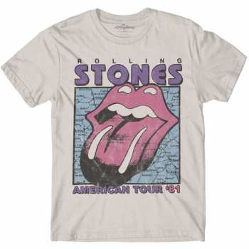 Merch The Rolling Stones: Tričko American Tour Map 