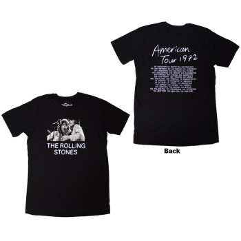 Merch The Rolling Stones: The Rolling Stones Unisex T-shirt: Tour '72 (black) (back Print) (small) S