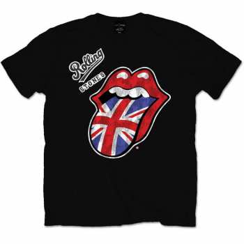 Merch The Rolling Stones: Tričko Vintage British Tongue 