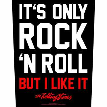 Merch The Rolling Stones: Nášivka na chrbát It's Only Rock N' Roll