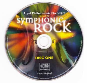 3CD The Royal Philharmonic Orchestra: Presents Symphonic Rock