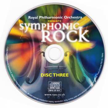 3CD The Royal Philharmonic Orchestra: Presents Symphonic Rock