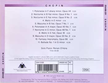 CD Frédéric Chopin: Chopin. Works Solo For Piano Including: Polonaise In F Sharp Minor, Opus 44, Waltz In E Minor, Nocturne In C Minor, Opus 48 No. 1, Mazurka In D Major, Opus 33 No. 2.